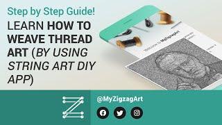 Free and fastest thread art generator. Learn how to create a portrait string art from zero to hero