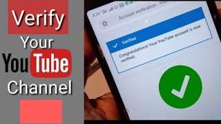 How to verify your YouTube account | YouTube verification.