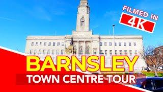 BARNSLEY | Full Tour of Barnsley Town Centre, South Yorkshire, England - Filmed in 4K