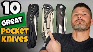 10 Incredible Folding Pocket Knives for Everyday Carry