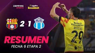 Barcelona SC 2 - 1 CD Macará / Resumen Fecha 6 / 2da Etapa / LigaPro Ecuabet