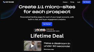 Heybase Lifetime Deal - The Best Digital Sales Room Software