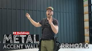 Next Level Metal Accent Wall Completed
