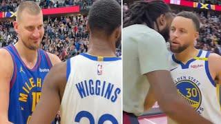 Nikola Jokic LAUGHS in Wiggins' FACE after BIG WIN - Golden State Warriors vs Denver Nuggets game