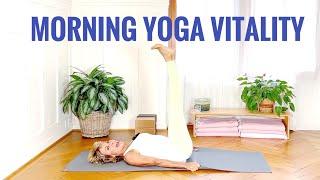 Morning Yoga Vitality | 38 min | Intermediate Level | Cat de Rham | Online Yoga Teaching