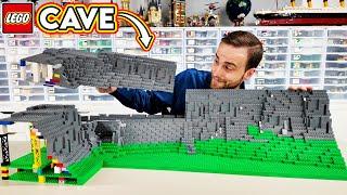 LEGO Cave with Removable Mountain Top