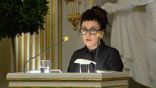 Nobel Lecture: Olga Tokarczuk, Nobel Prize in Literature 2018