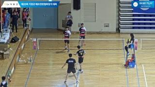 (정관) 임동우/김동욱 vs (기장) 이용철/오남석_남복 30 A  1조[제20회 기장군배드민턴협회장기 대회]