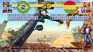 FT10 @kof95: junior fantomas (BR) vs [LaOnda]~mbascopee (BO) [King of Fighters 95 Fightcade] Sep 16