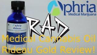 Rideau Gold CBD Oil by Aphria Inc. | Medical Marijuana / Cannabis Tincture Oil Strain Review