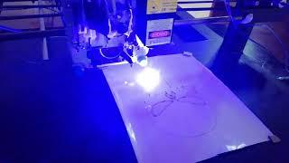 DIY home made CNC with 2.3w laser module