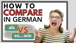 Use the Correct German Comparison: 'als' vs 'so ... wie' - Complete Starting Guide