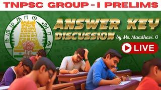 TNPSC GROUP 1 PRELIMS 2025 | ANSWER KEY DISCUSSION | AIM TN | by Ms. Madhavi G