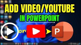 ADD Video or EMBED YouTube Link in PowerPoint Presentation Tutorial