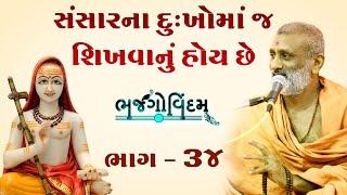 Sansar Na Dukho Ma J Shikhvanu Hoi Chhe  | Bhajgovindam Bhag-34 | P. Hariswarupdasji Swami