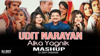 Udit Narayan X Alka Yagnik Mashup | Dj Shiv Chauhan | 90's Udit Narayan Alka Yagnik Songs | 90'songs