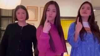 Kim Chiu, Angelica Panganiban at Bela Padilla 'AngBekiDanceChallenge" hardest edition omg!!!  Nice!