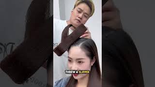 SHE HAD HER HAIR DONE FOR HER MOM!