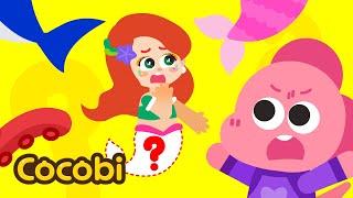 Where is the Little Mermaid's Tail? | Nursery Rhymes & Kids Songs | Cocobi