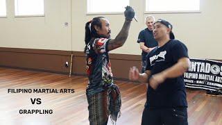 KNIFE DEFENSE! Filipino Martial Artist VS Grappler