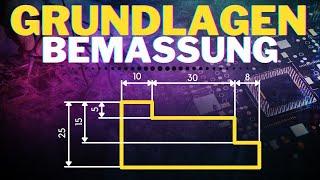 Grundlagen Bemaßung - technisches Zeichnen