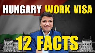 Hungary Work Visa 12 Facts | Hungary Work Visa | Hungary TRC #chandrashekhervisa #hungaryworkvisa