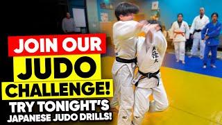 Try Three Japanese Judo Drills, and Test Your Ability!!