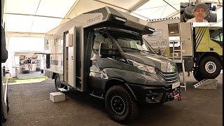 Bimobil EX 412 Allrad 4x4 RV expedition vehicle Camper Van Iveco EX412 walkaround + interior V1135