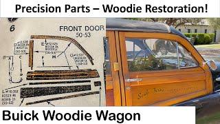 Woodie Woodworking. Restoration parts for a 1950's Buick Woodie Wagon with JB Donaldson