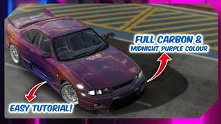 How To Make Full Carbon & Midnight Purple Color In Car Parking