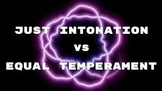 Just Intonation vs Equal Temperament (visual demonstration)