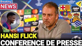 CONFÉRENCE DE PRESSE FC BARCELONE | HANSI FLICK - ANSU FATI TITULAIRE | BARCELONE - SOCIEDAD | LIGA