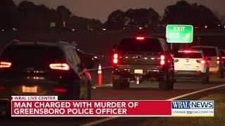 Man charged with murder of Greensboro police officer