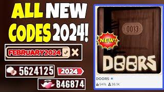 *NEW* ALL WORKING CODES FOR DOORS 2024! ROBLOX DOORS CODES!