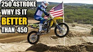 Why I prefer 250 4 stroke over 450  -  MX track riding