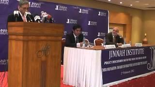 Jinnah Institute's Distinguished Speaker Series invites Mani Shankar Aiyar - Part IV