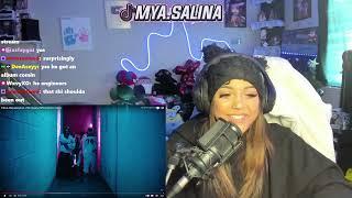 Mya Salina REACTS to DDG & Plaqueboymax - Pink Dreads (Official Music Video)