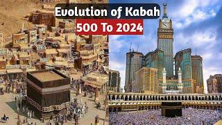 Evolution of Kabah || from start to 2024 || mecca rear pics collection