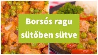 Borsós ragu sütőben sütve