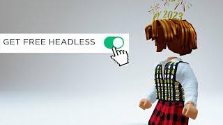 How to Get FREE Headless on Roblox in 2023