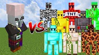 MAGISPELLER vs ALL GOLEMS | Minecraft Mob Battle