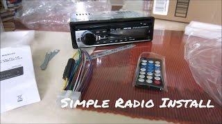 How to install a car radio // Simple!