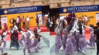 Amity Youth Fest | Enliven dance group in Amity | Pushpa in University | Mind blowing performance