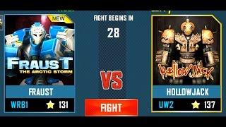 REAL STEEL WRB Fraust VS Hollowjack New Robots UPDATE (Живая сталь)
