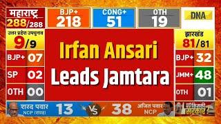 Jharkhand Election Results: Irfan Ansari Leads In Jamtara, BJP Trails, JMM Maintains Statewide Lead