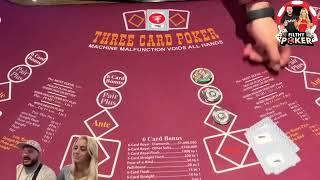 3 CARD POKER MONSTER HANDS!