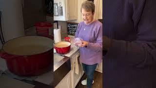 Mama Sue makes BUTTER BEANS.  We are back to good Southern Country Cooking!