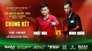FINAL | NGUYỄN CAO NHÂN MINH QUÂN - NGUYỄN NHẤT HÒA.  Bida 1 Băng Vô Địch Quốc Gia Aplus Table
