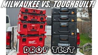 TOUGHBUILT StackTech VS Milwaukee PACKOUT Drop Test!