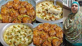 Iftari special Chicken Chinese kabab and egg pudding